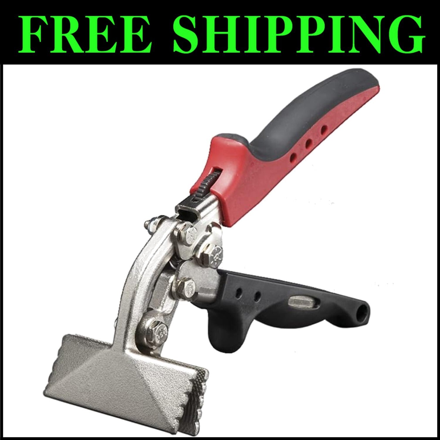 3.25'' REDLINE Offset Hand Seamer with Compound Leverage for Metalworking