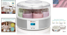Load image into Gallery viewer, Automatic Digital Yogurt Maker with 7 Glass Jars for Homemade Probiotics