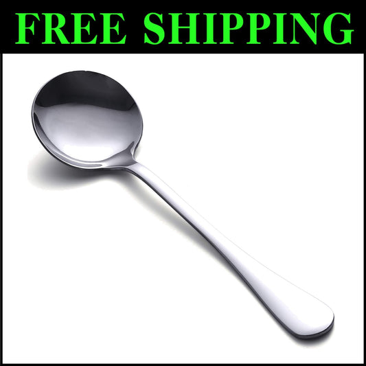 Elegant 50-Piece Stainless Steel Spoon Set for Restaurants & Family Gatherings