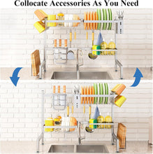 Load image into Gallery viewer, Multi-Purpose Expandable Dish Rack - Customizable Setup for Kitchen Organization