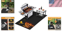 Load image into Gallery viewer, Fireproof and Easy-Clean 90x48 in Grill Mat - Perfect for Outdoor Grilling