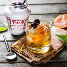 Load image into Gallery viewer, Sweet &amp; Sour Amarena Black Cherries in Syrup - Perfect for Cocktails &amp; Desserts