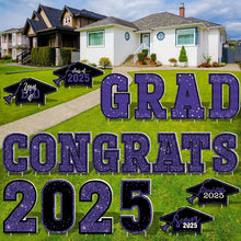 Load image into Gallery viewer, Inspirational Graduation Yard Signs - 20 PCS, Perfect for Class of 2025 Parties