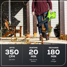 Load image into Gallery viewer, Effortless Battery-Powered 40V String Trimmer/Blower Set - Ideal for Homeowners