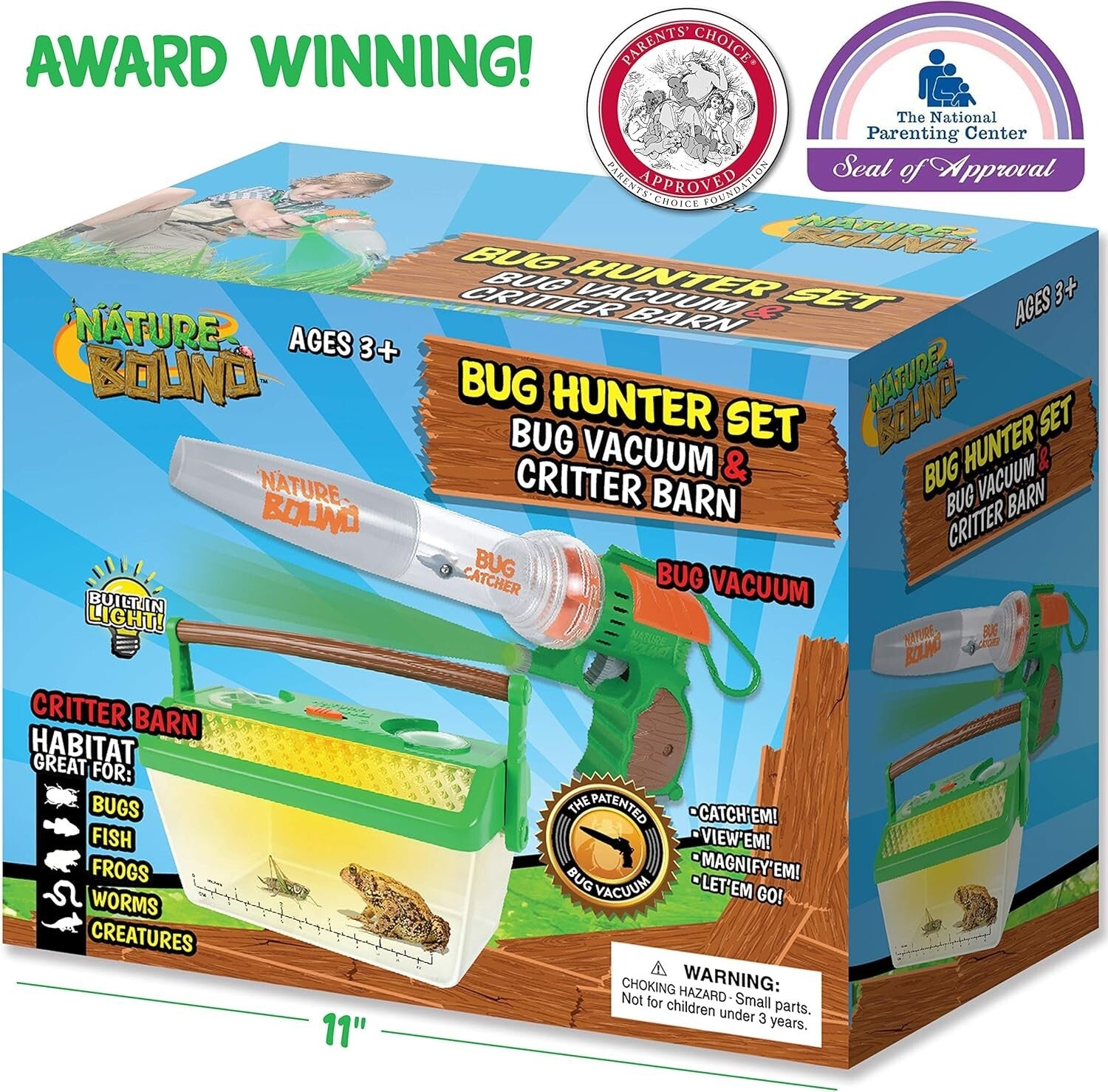 Eco-Friendly Bug Catcher Vacuum with LED Light - Complete Kids Exploration Kit