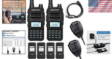 Load image into Gallery viewer, Water-Resistant 5W GMRS Radio with 250 Channels &amp; Programming Guide - 2 Pack