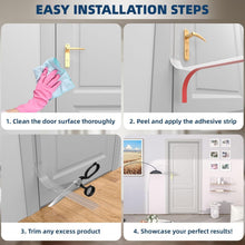 Load image into Gallery viewer, Clear 36ft Weather Stripping - Premium Silicone Draft Stopper for Home Comfort