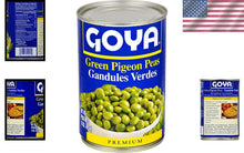 Load image into Gallery viewer, Foods Green Pigeon Peas Gandules, 15 Ounce Pack of 24 - Rich Flavor and Quality
