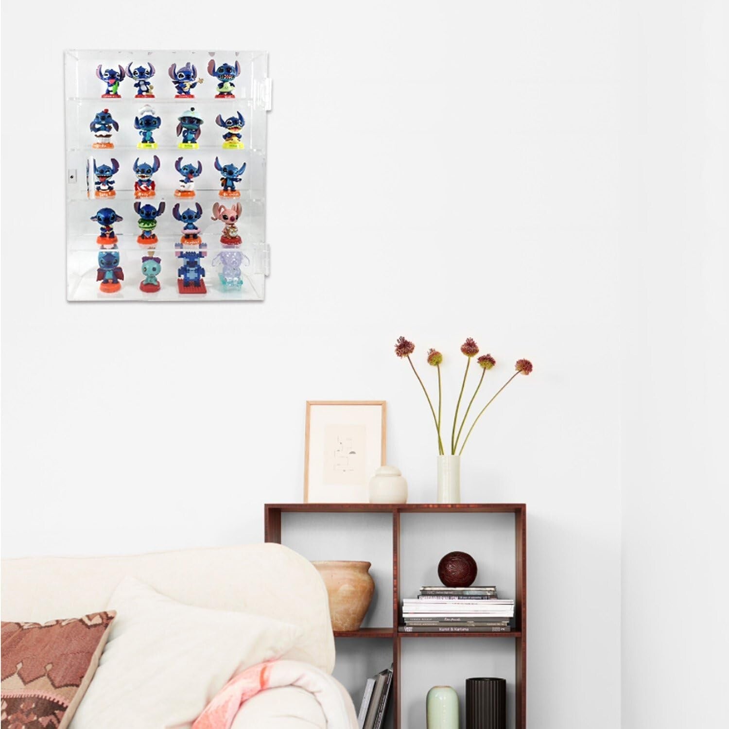 Clear Acrylic Display Case - 5 Tiers and Magnetic Closure for Secure Showcasing