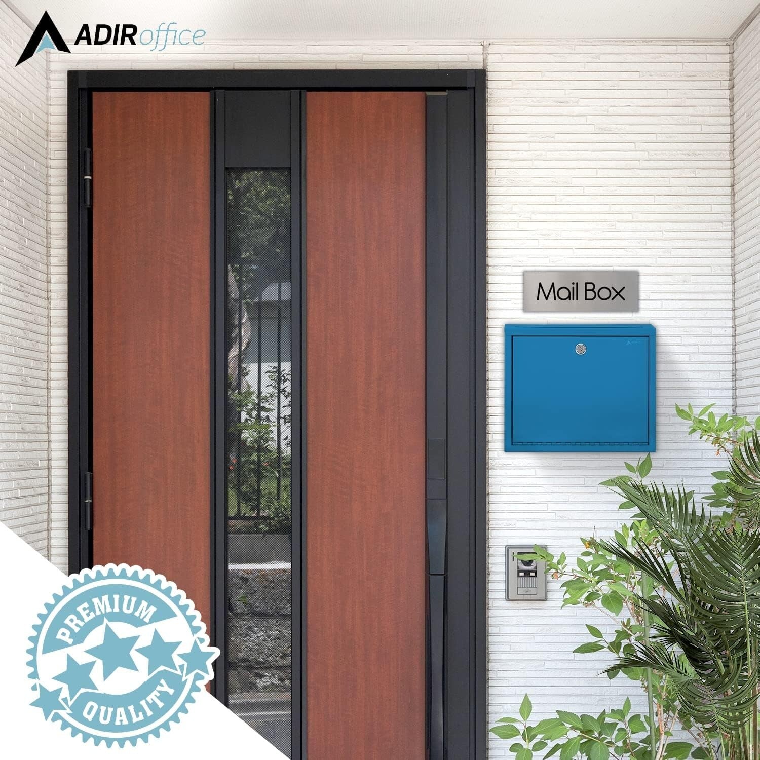 Durable Secure Suggestion Box with Front Slot - Perfect Mailbox for Offices