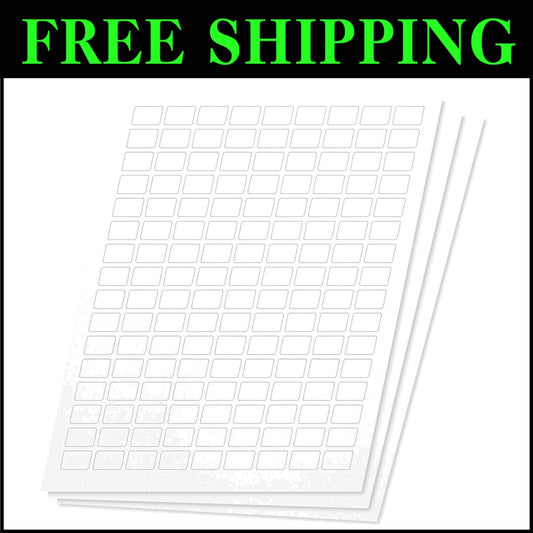 144 Rectangular 3/4 x 1/2 Labels - 21600 Total - For Laser & Inkjet Printers