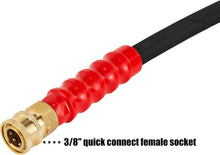 Load image into Gallery viewer, High-Pressure 3/8 Inch x 50 FT Pressure Washer Hose with Quick Connect Fitting