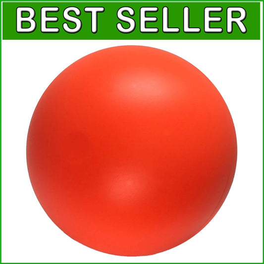 14-Inch Floatable Hard Plastic Dog Ball - Perfect for Push and Herding Play