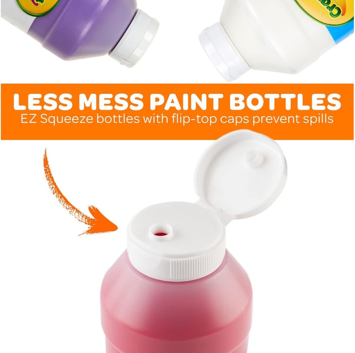 Long-Lasting 12ct Kids Craft Paint Set - 16oz, Ideal for Arts & Crafts Projects