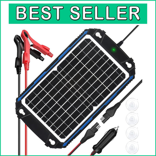 Advanced 12V Solar Charger with UltraSmart MPPT - Free Maintenance & Full Safety