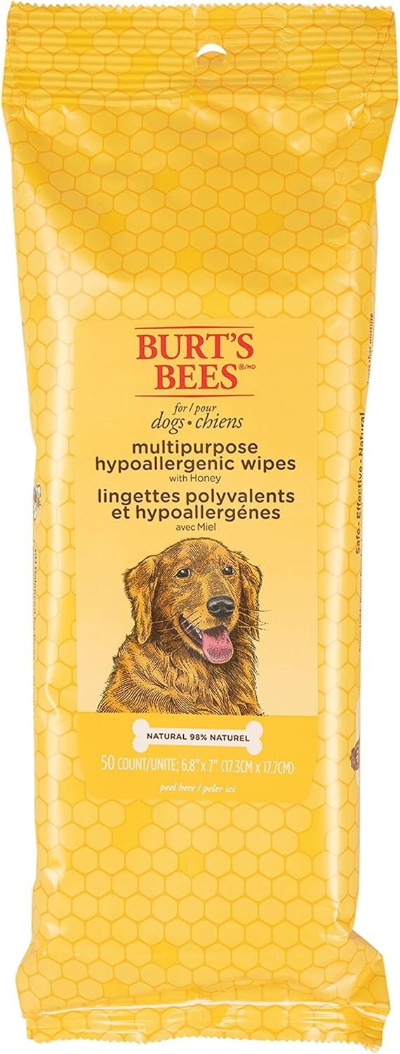 Eco-Friendly Grooming Wipes for Dogs - Hypoallergenic & Made in the USA - 6 Pack