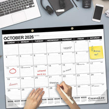 Load image into Gallery viewer, Mobile 3 Pack Desk/Wall Calendar 2025-2026 - Ample Space &amp; Quick References