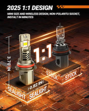 Load image into Gallery viewer, Compact 9007 LED Fog Lights - 39000LM Brightness, Dustproof &amp; Waterproof