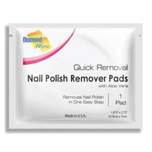 Load image into Gallery viewer, Moisturizing Nail Polish Remover Wipes with Aloe Vera - Travel Size Convenience