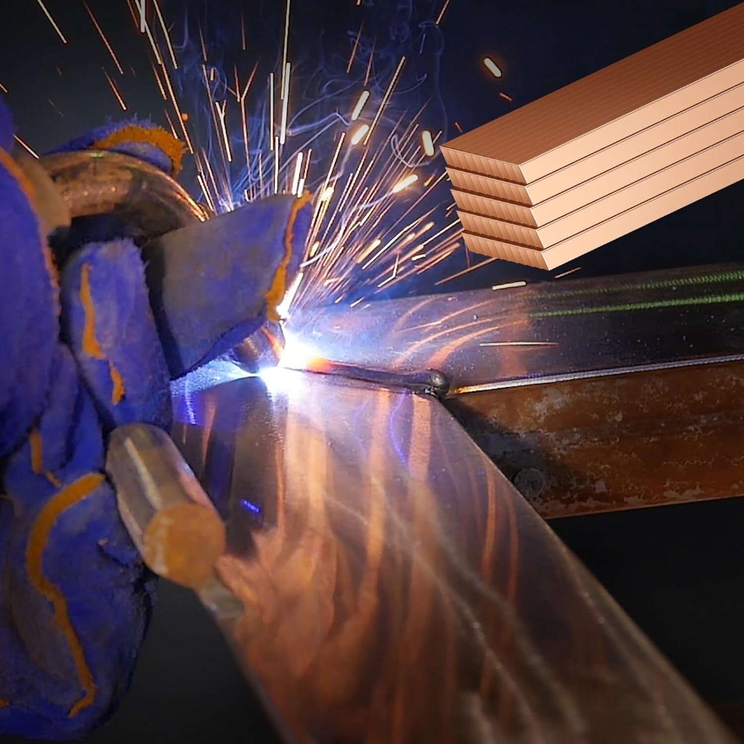 40 Sticks AWS BCup-5 Silver Brazing Rods for HVAC & Refrigeration 15% Silver