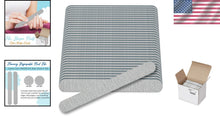 Load image into Gallery viewer, Hygienic Disposable Nail Files 100/240 Grit – 100 Individually Sealed Units