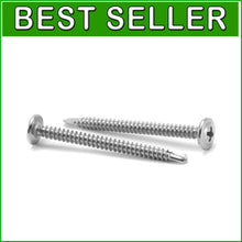 Load image into Gallery viewer, Reliable 410 Stainless Steel Truss Head Screws - 2-1/2" Self-Tapping, 500PCS Set