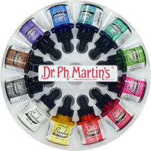 Load image into Gallery viewer, Premium Bombay India Ink Set - 1.0 oz Bottles, Perfect for Watercolor Techniques
