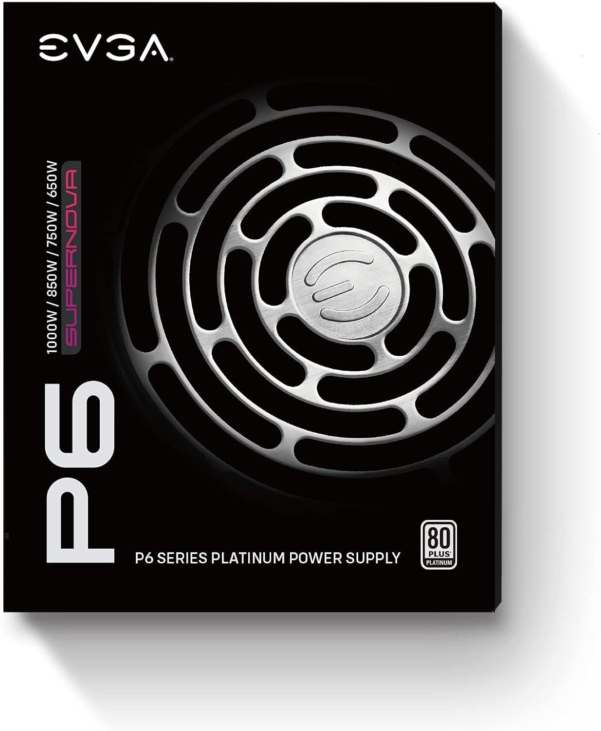 Efficient Supernova 650 P6 80 PLUS Platinum Power Supply - 10-Year Warranty