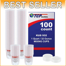 Load image into Gallery viewer, Graduated Measuring Cups – 100 Pack, Perfect for Automotive Paints &amp; Epoxy