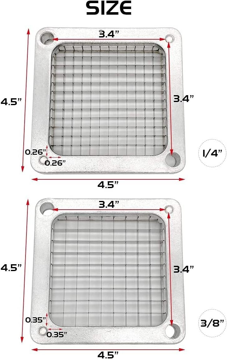 Professional-Grade Vegetable French Fry Cutter with Sharp Stainless Steel Blades