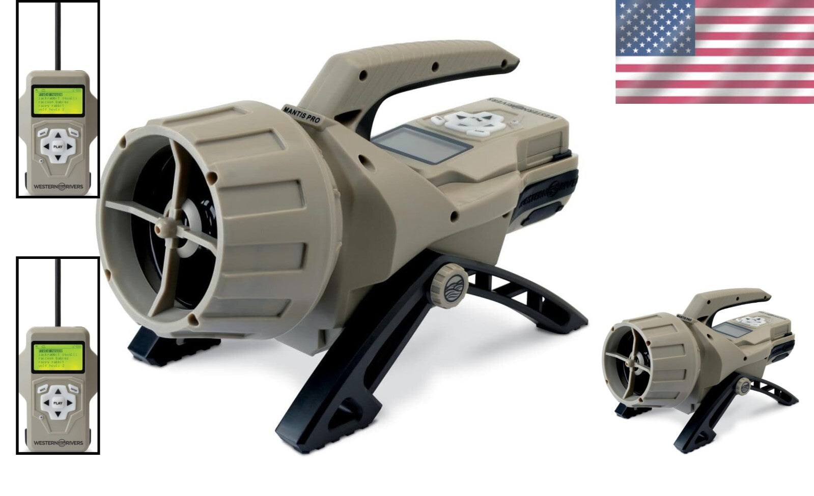 Portable Mantis Pro 100 Electronic Game Caller with Remote & 4-Way Control