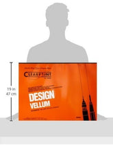 Load image into Gallery viewer, Erasable 18" x 24" 1000H Cotton Vellum Pad - 50 Sheets for Artwork and Drafting
