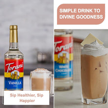 Load image into Gallery viewer, Rich Vanilla &amp; White Chocolate Syrup with Convenient Dispenser Pumps - 50.80 Oz