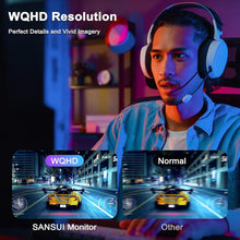 Load image into Gallery viewer, 27 Inch QHD 2560x1440 180Hz Monitor: Fast-Response, Eye Care, Adjustable Stand