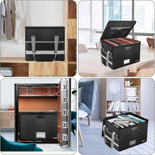 Load image into Gallery viewer, Water-Resistant Fireproof File Box with Combination Lock – Secure Your Valuables