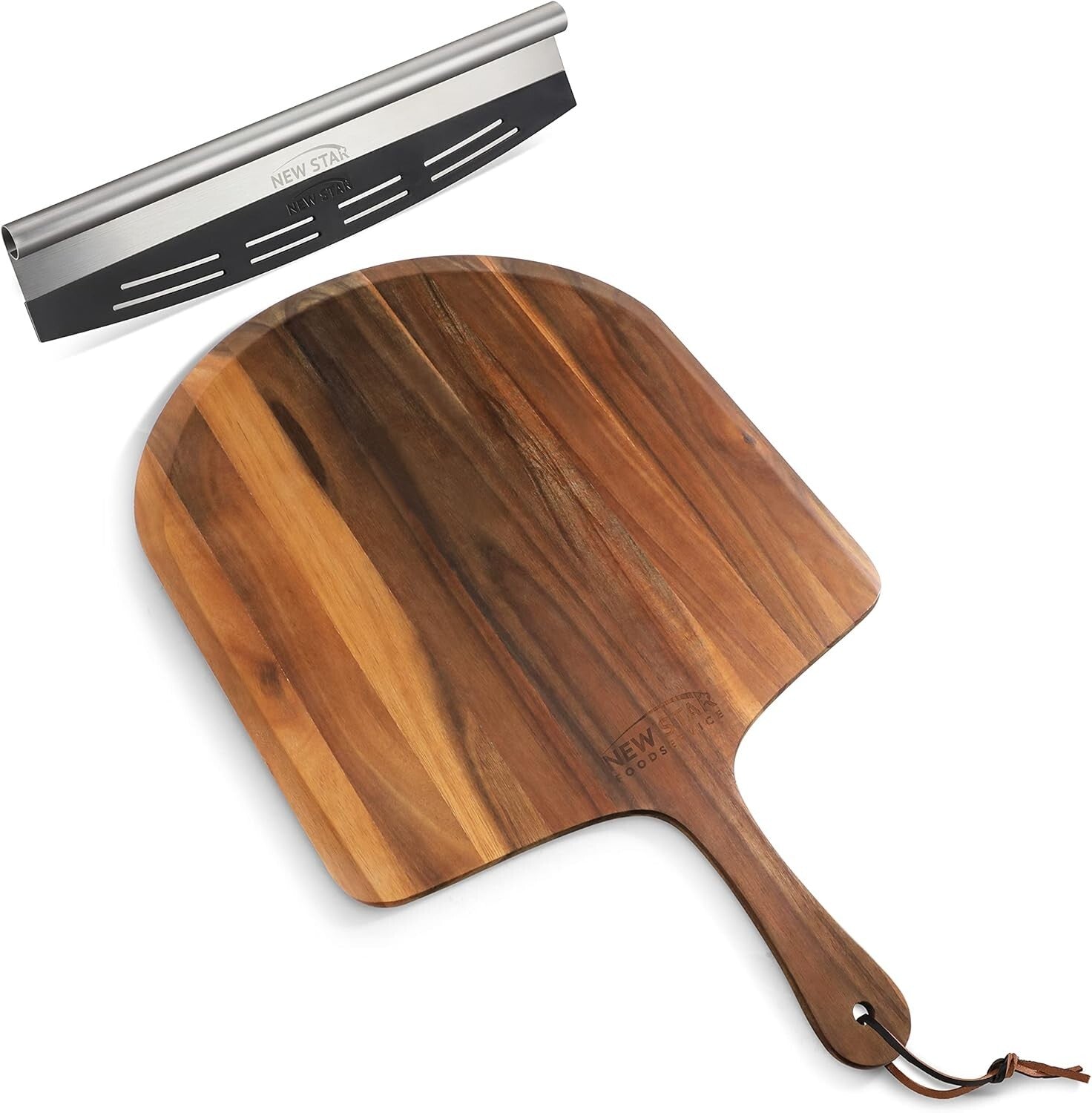 Robust 30-Inch Pizza Cutter and Peel Combo - Ideal for Home and Professionals