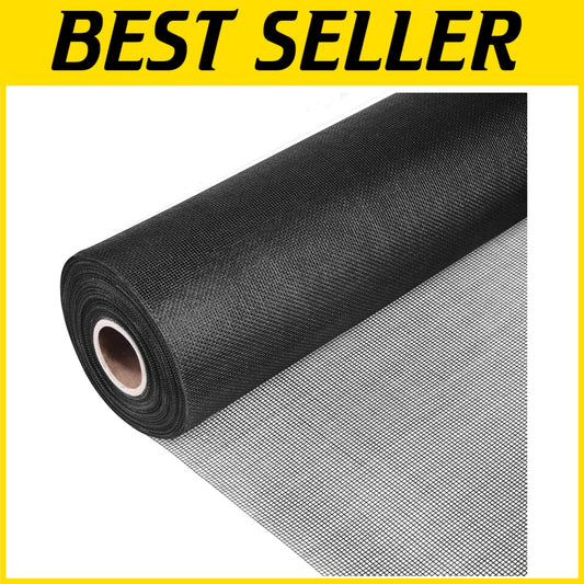 Versatile Fiberglass Insect Screen Roll 48”x100’ - Tear-Resistant & Easy Install