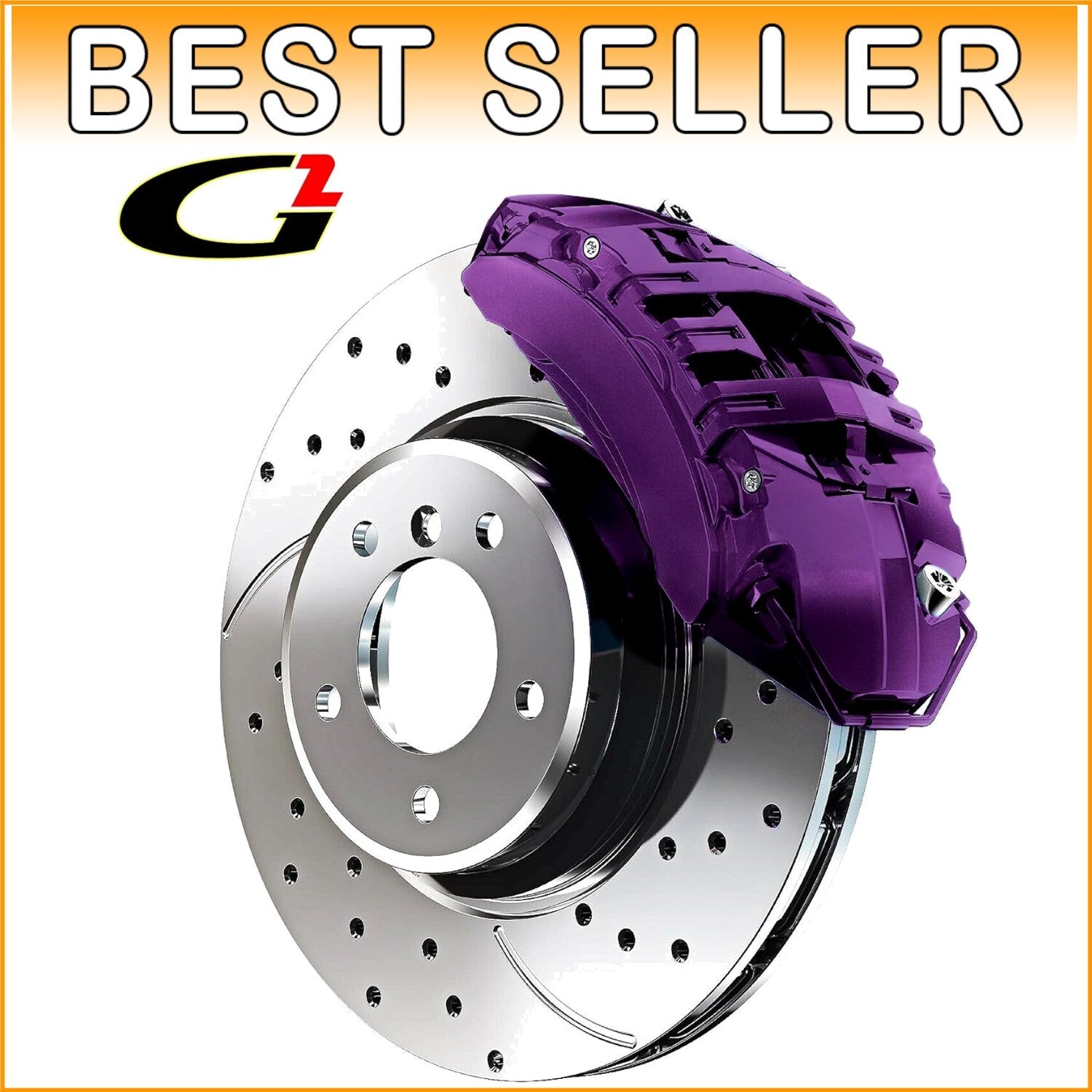 Customizable Heat Resistant Caliper Paint - Purple High Gloss Finish Paint Kit