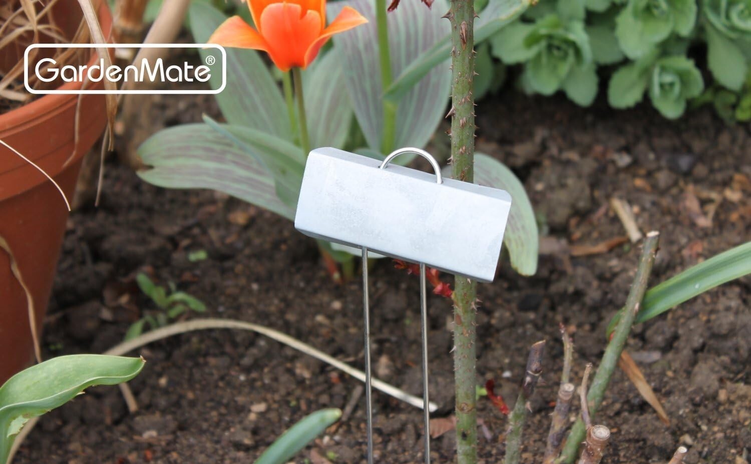 Weatherproof 50-Pack Zinc Plant Labels - Durable 11.5" Metal Garden Markers