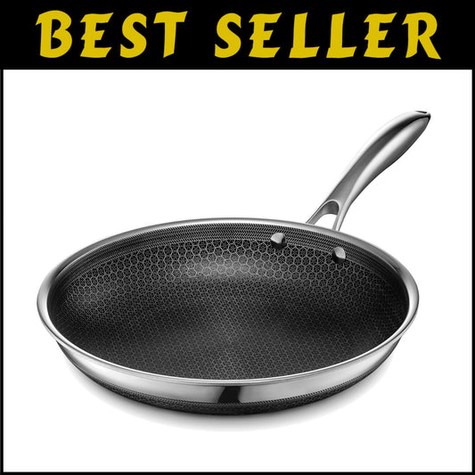 Versatile 10-Inch Nonstick Frying Pan - Induction-Ready & Dishwasher Safe