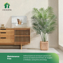 Load image into Gallery viewer, Sturdy 5Ft Faux Dypsis Lutescens Palm - Maintenance Free Home Office Decor