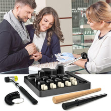 Load image into Gallery viewer, Professional Jewelry Making Ring Bender with Solid Steel and Nylon Stencils