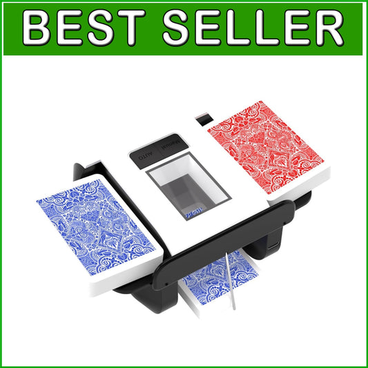 Compact Electric Card Shuffler with Auto & Manual Modes - Ideal for Poker & More