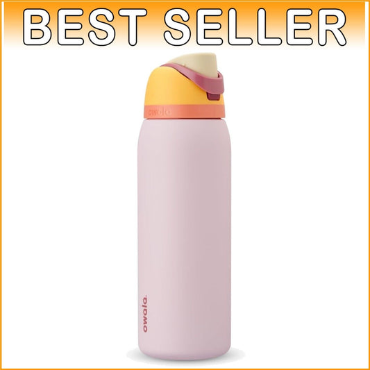 40 oz Insulated Stainless Steel Water Bottle with Straw - Candy Store Color
