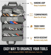 Load image into Gallery viewer, Compact Heavy-Duty Tool Roll-Up Bag with 6 Detachable Pouches - Lightweight