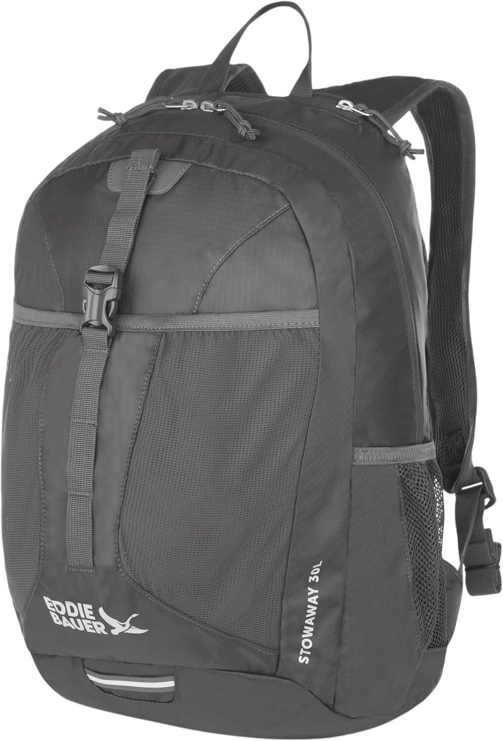 Durable Ripstop Polyester Packable Backpack with Laptop Sleeve - 30L Capacity