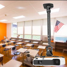 Load image into Gallery viewer, Heavy-Duty Full Motion Projector Mount with Adjustable Height for Home &amp; Office