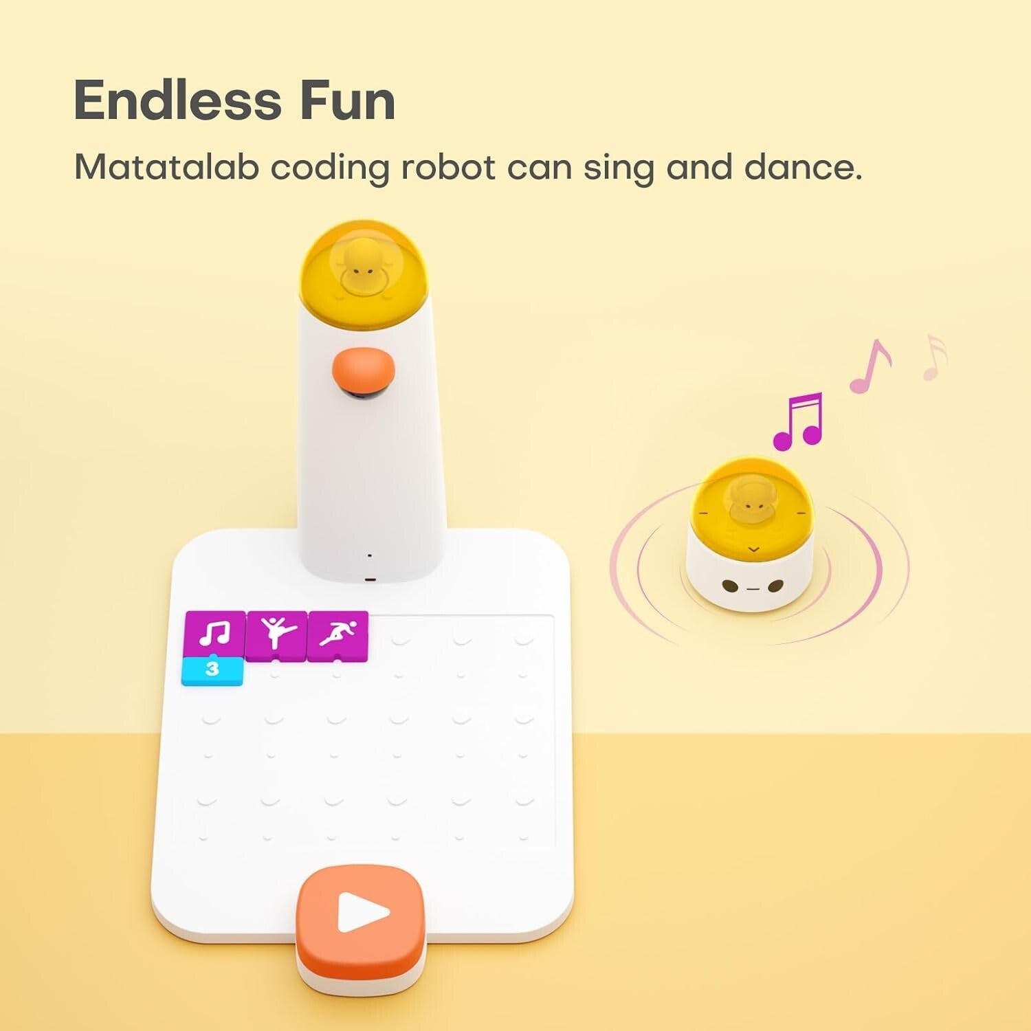 Educational STEM Coding Robot for Ages 4-10 with 37 Coding Blocks and Challenges