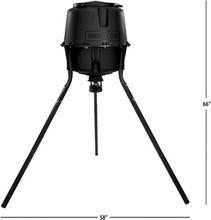 Load image into Gallery viewer, Versatile Freestanding Deer Feeder Tripod with Digital Timer &amp; Metal Spin Plate