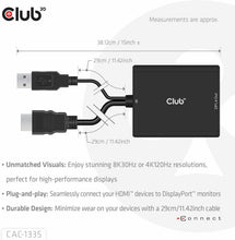 Load image into Gallery viewer, High-Quality 4K120Hz HDMI to DisplayPort Adapter - Perfect for Gaming Systems